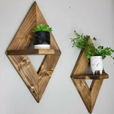 Wooden Frame Diamond Shape